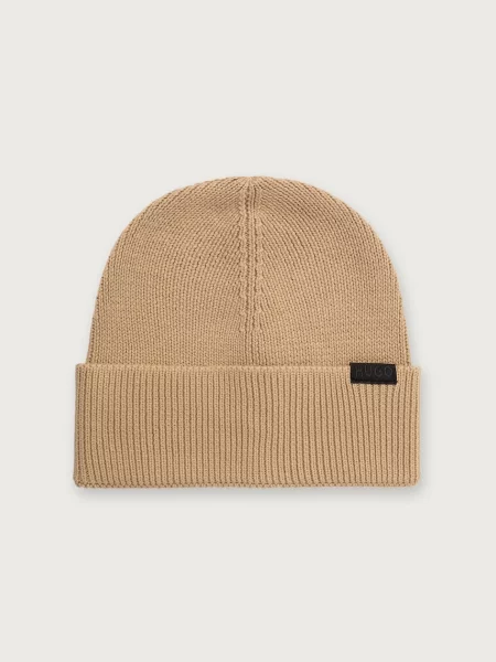 HUGO beanie kapa Xential bež