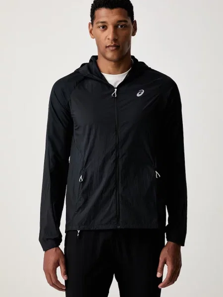 Asics geacă sport pentru femei ROAD PACKABLE JACKET negru