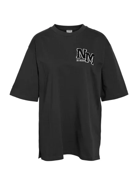 Noisy may Tricou NMKOKOON gri închis / negru alb