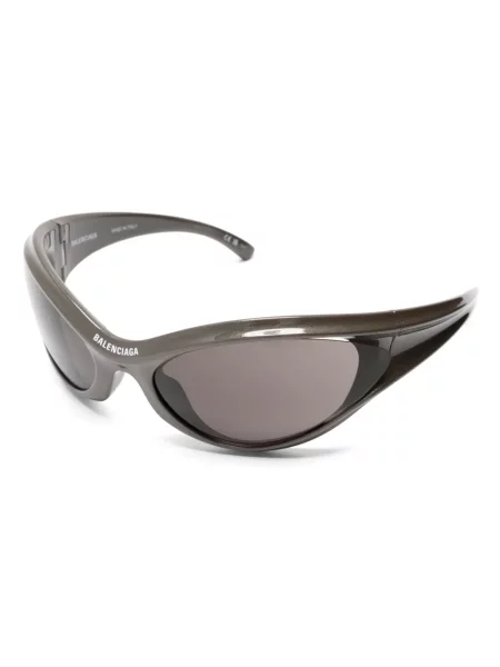 Apvyniojami saulės akiniai Balenciaga Eyewear pilka