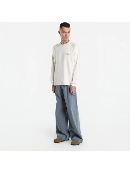 T-shirt Carhartt WIP L/S Signature Rib T-Shirt UNISEX Wax/ Black XL μαύρο