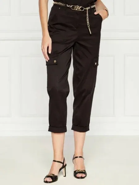 Michael Kors Pantaloni cargo | Relaxed fit negru
