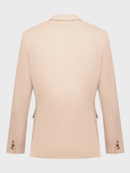 Лляний піджак Calvin Klein бежевий