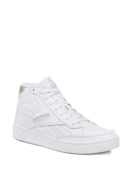 Top Reebok cu model leopard alb