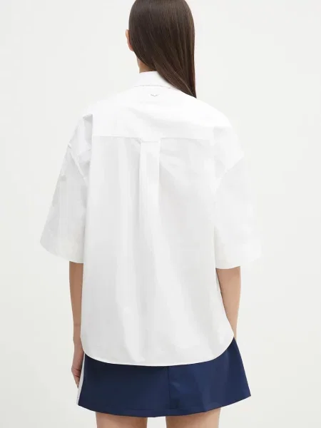 Сорочка Kenzo relaxed класичний комір білий