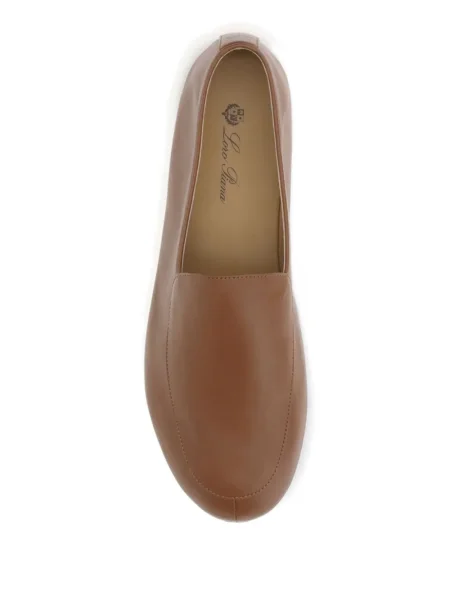 Pantofi loafer Loro Piana din piele maro