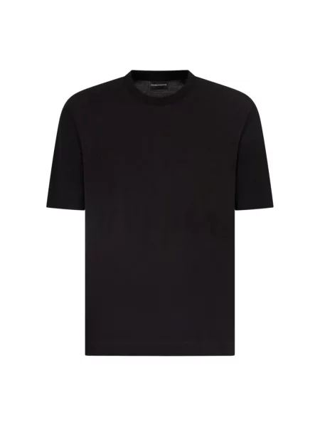 Koszulka Emporio Armani z krótkim rękawem czarna