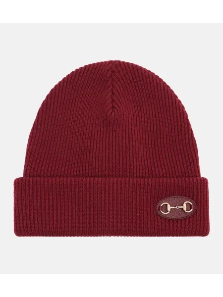 Căciulă Gucci de lână roșu