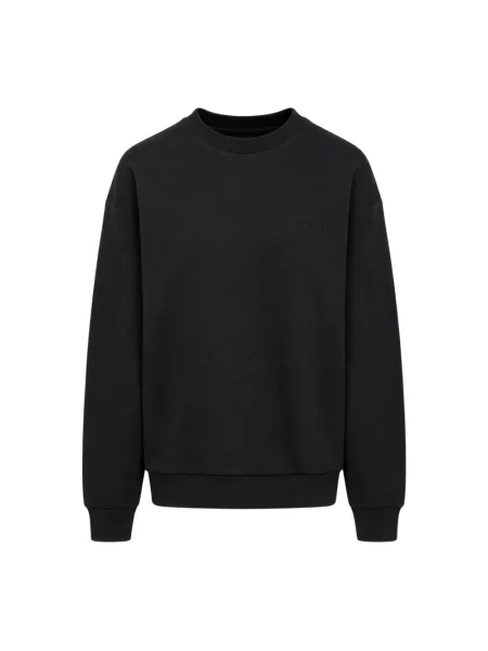 Bluza nierozpinana Woolrich z logo czarna