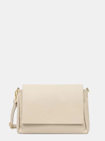 Answear.LAB crossbody kabelka kožená béžová