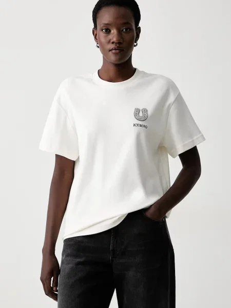 Iceberg tricou pentru femei din bej