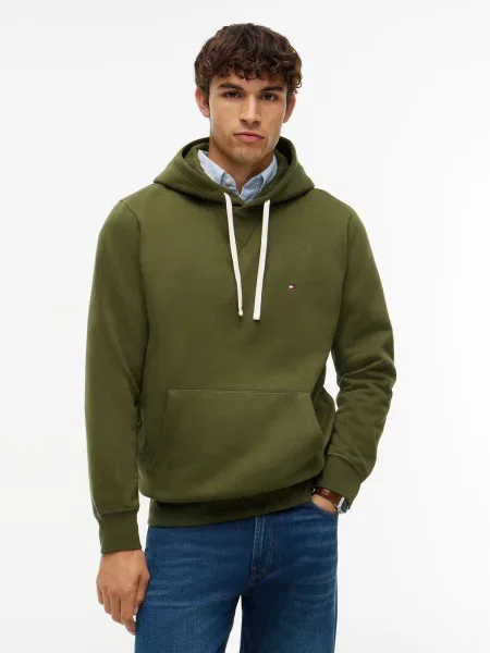TOMMY HILFIGER Mikina ESS SEASONAL olivová