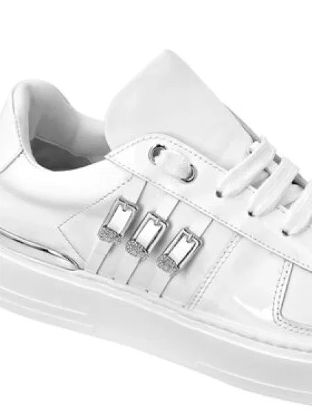 PHILIPP PLEIN Sneakersy FAES biela