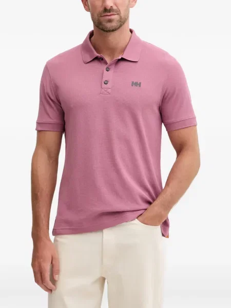 Tricou polo Helly Hansen cu broderie roz