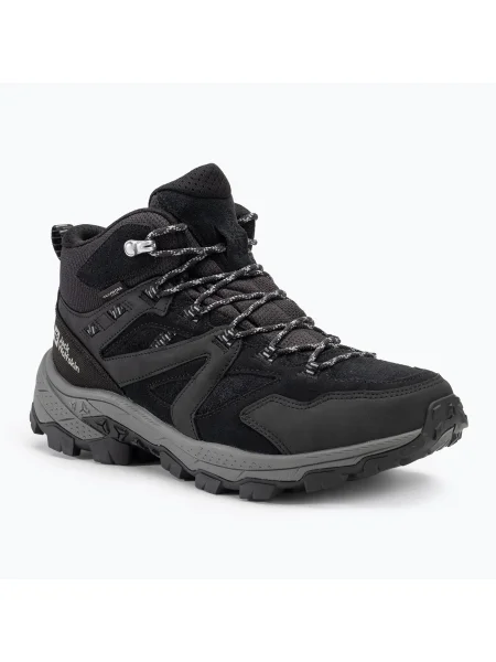 Jack Wolfskin мъжки ботуши за трекинг Vojo Tour Lt Texapore Mid phantom черно