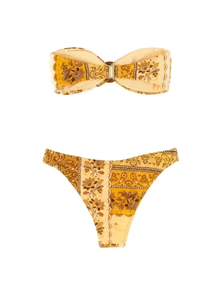 Bikini Zimmermann bambusowy żółty