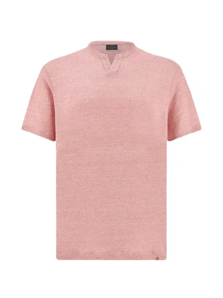 Tricou Paul & Shark din jerseu roz