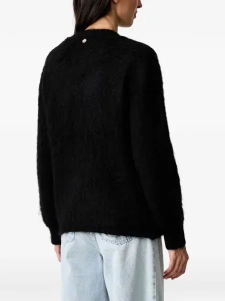 Pufos cardigan Silvian Heach negru