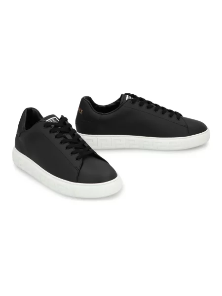 Sneakersy Versace skórzane czarne