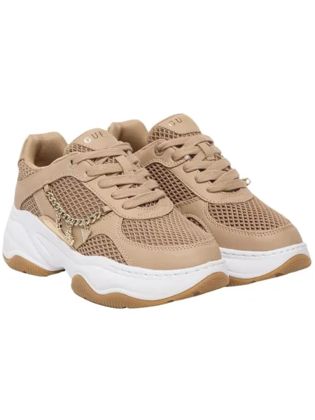 Sneakerși Guess bej