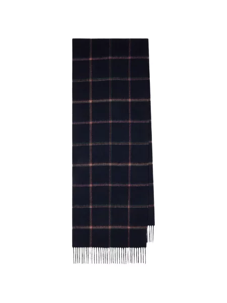 Fular Paul Smith de lână în carouri albastru
