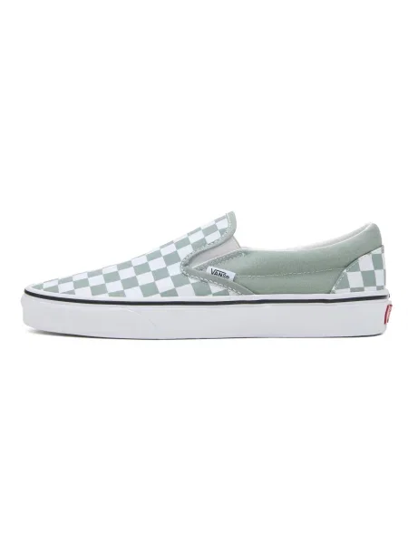 Tenis superge Vans Classic Slip-On Iceberg Green bela