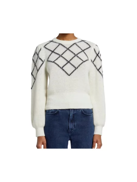 Sweter 7 For All Mankind biały