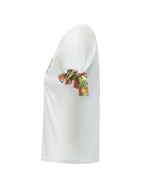 Tricou Alessandro Enriquez cu broderie alb
