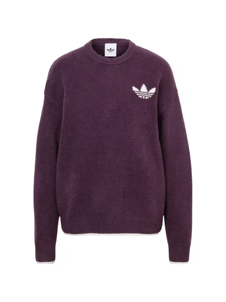 ADIDAS ORIGINALS Pulover Ess ljubičasta bijela
