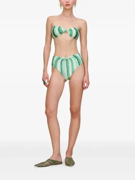 Bikini Cult Gaia cu dungi verde