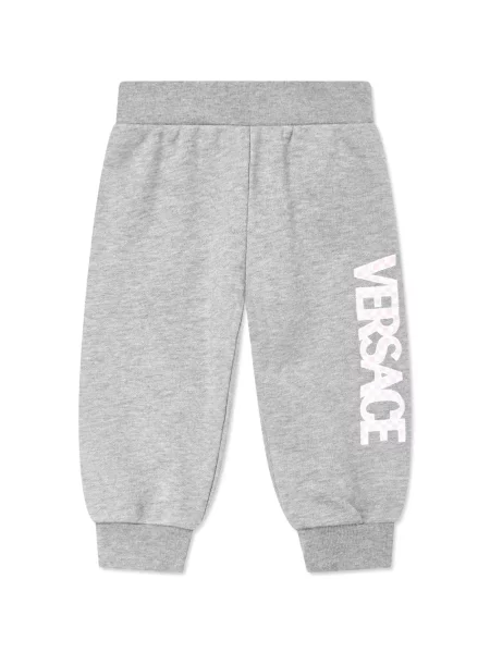 Dětské kalhoty Versace šedé