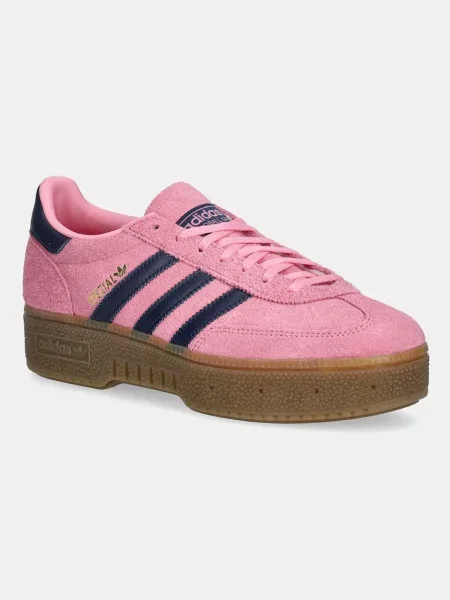 Semišové tenisky adidas Originals Handball Spezial Bold růžová