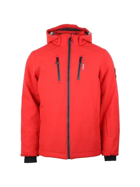 Geacă Peak Mountain softshell roșu