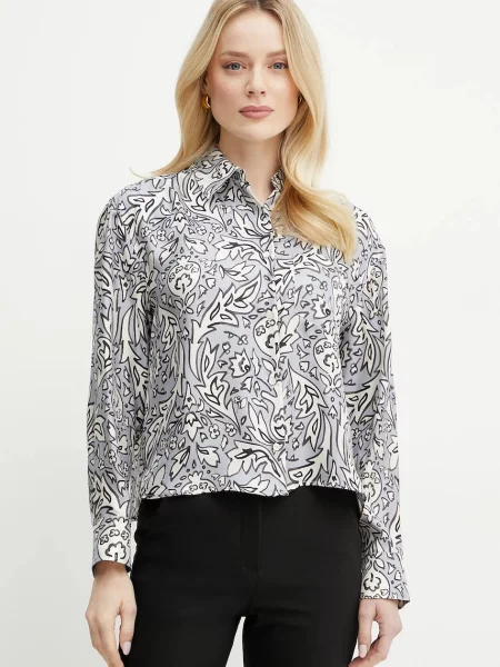 Weekend Max Mara camasa de matase albastru