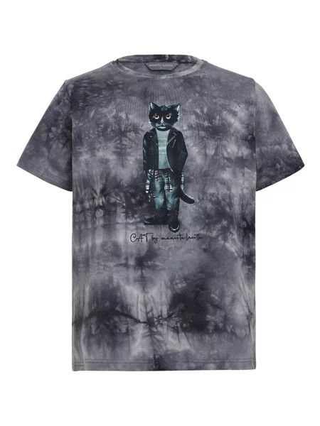 Cat e Lolette Marškinėliai Rocker Cat' pilka