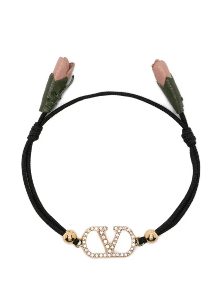 Brăţară Valentino Garavani cu model floral auriu
