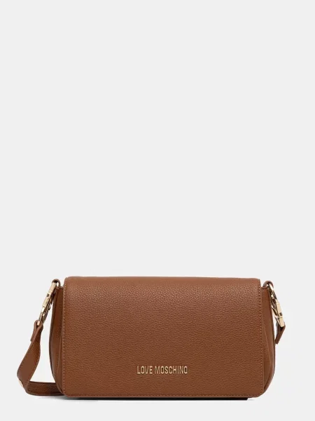 Geantă LOVE MOSCHINO maro