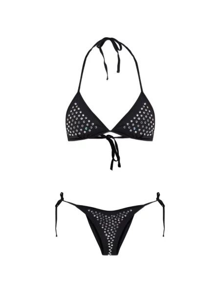 Bikini Paramidonna de cristal negru