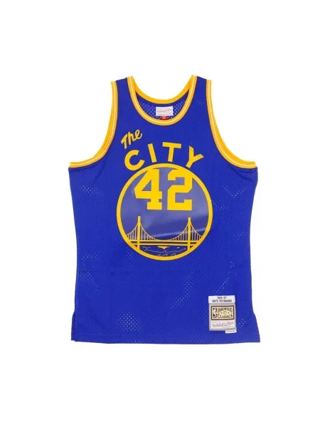 Koszulka sportowa Mitchell & Ness retro niebieska