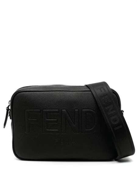 Body Fendi din piele negru