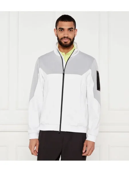 BOSS GREEN Geacă J_Jord Tennis Retro alb