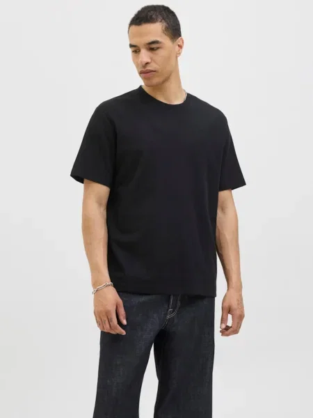 JACK & JONES Tricou JJEAUSTIN' negru