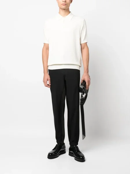 Tricou polo Brioni alb