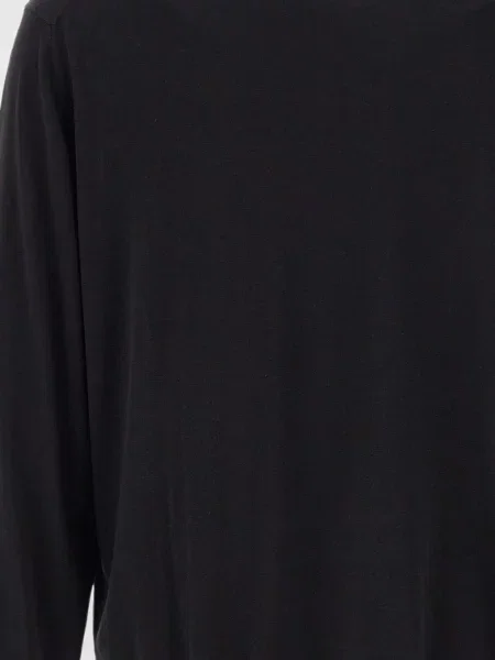 Pulover Kangra cu decolteu rotund negru
