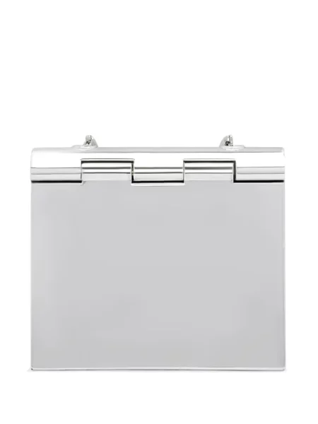 Kabelka Oscar De La Renta s potiskem šedý