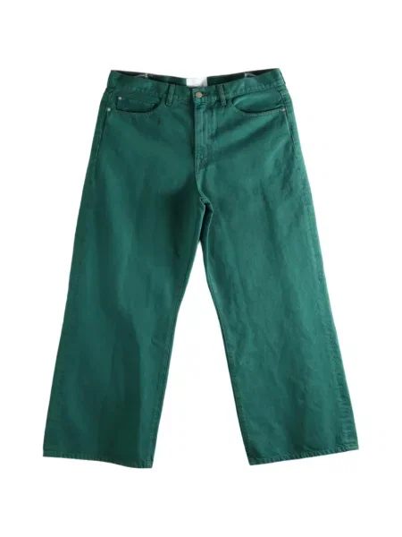 Blugi cu picior larg The Elder Statesman verde