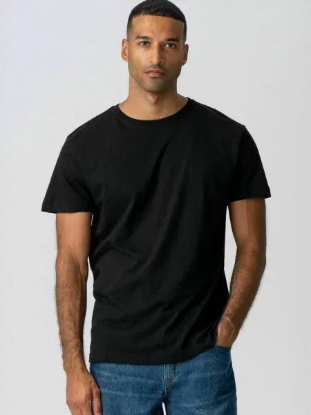 TEESHOPPEN Cămașă Organic Basic negru