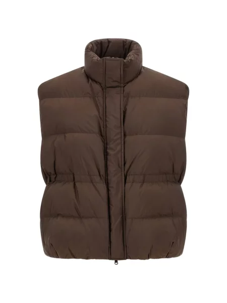 Matlasat vestă Brunello Cucinelli maro