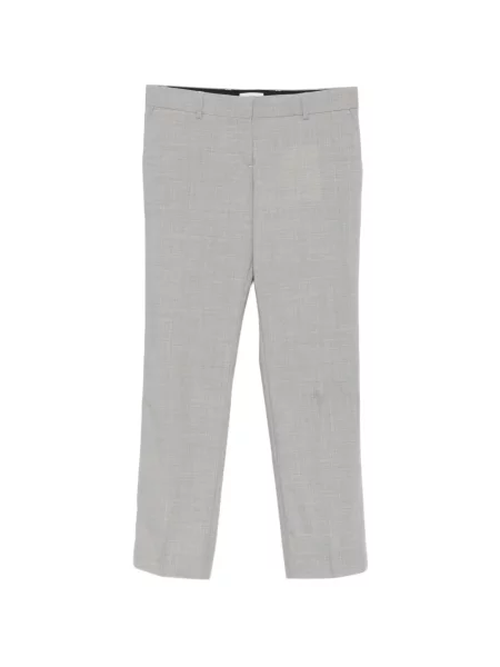 Pantaloni Toteme de lână gri