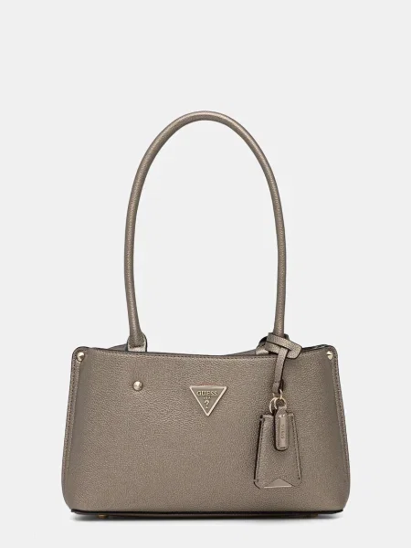 Чанта Guess MERIDIAN сребристо зелено